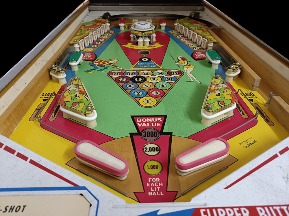 Flipperkasten Flipper Pinball Gottlieb Hot Shot 1973 | Acheter sur Ricardo