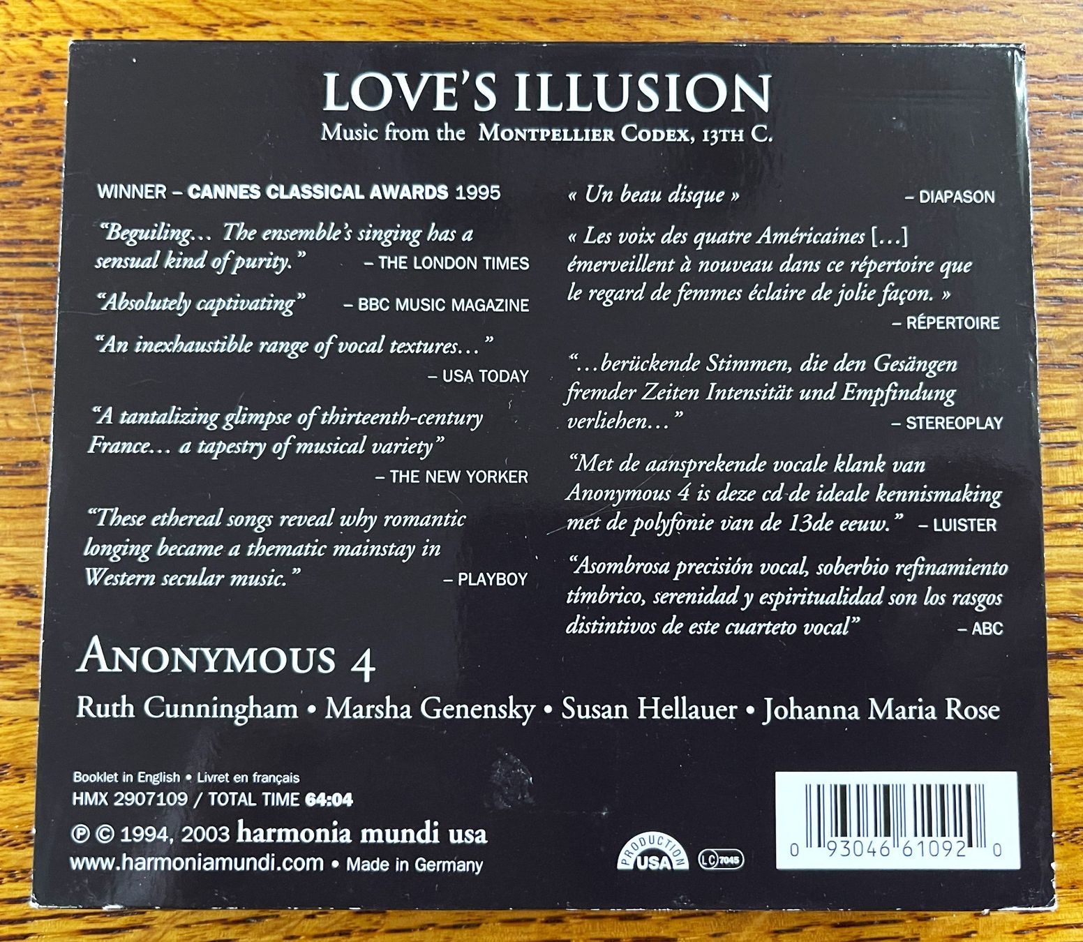 CD: LOVE`S ILLUSION CD – Usato da Oftringen venduto da Vucki 2