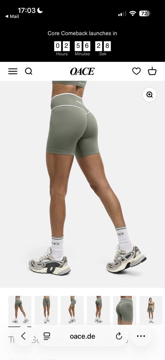 Oace Leggings: Oace Sporthose kurz – Neu und originalverpackt aus Zürich von mellymawi