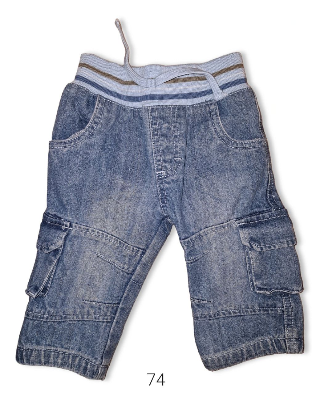 Hosen: Kinder Jeans Gr. 74, Cargostyle – Gebraucht aus Meggen von everydaysale