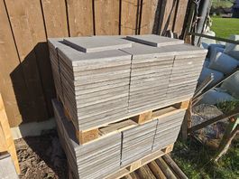Gartenplatten 40x40x3cm 194 Stück