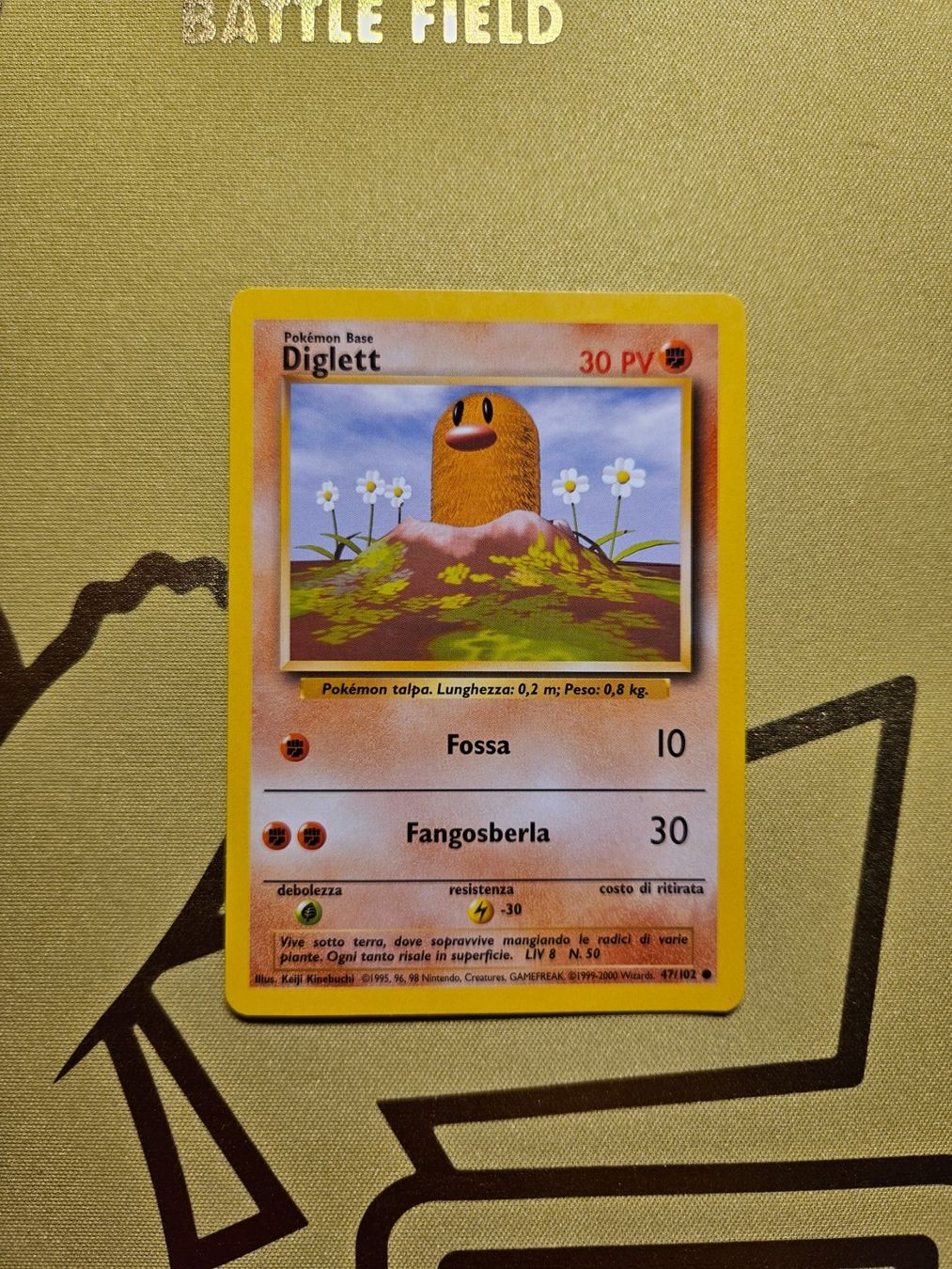Pokémon Carte collezionabili: Base Set - Diglett – Usato da Bellinzona venduto da Pokemarco