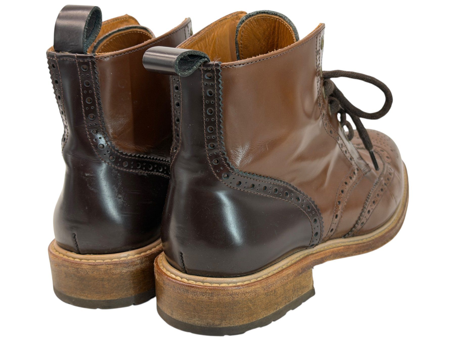 Navyboot Scarpe da donna: Bottines Navyboot en cuir marron. Pointure 41 – Usato da Morges venduto da objetsdepoque 8