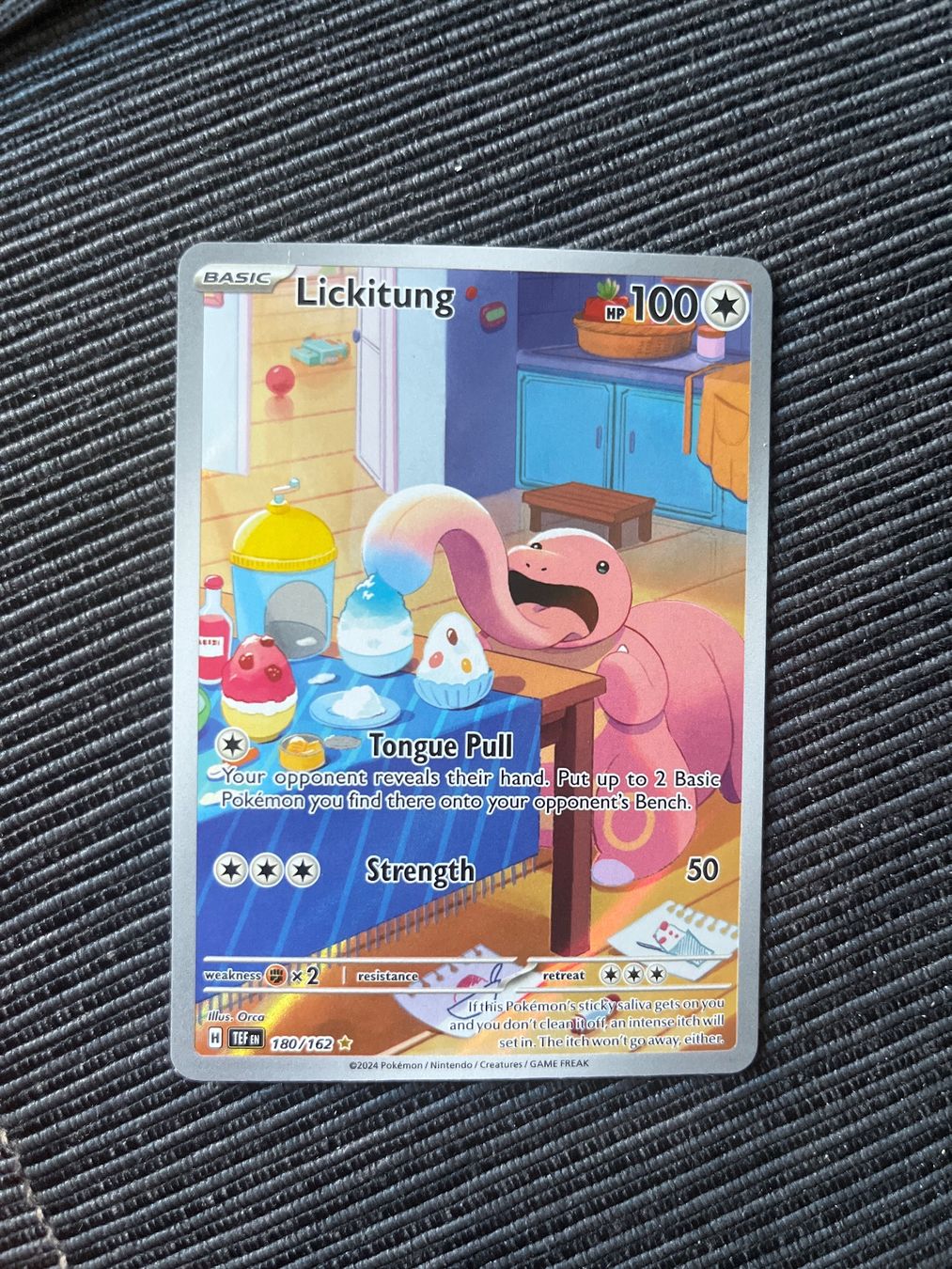 Pokémon Sammelbilder & Trading cards: Pokemon Lickitung Art Rare Temporal Forces englisch – Neu (gemäss Beschreibung) aus Wabern von Collectfun