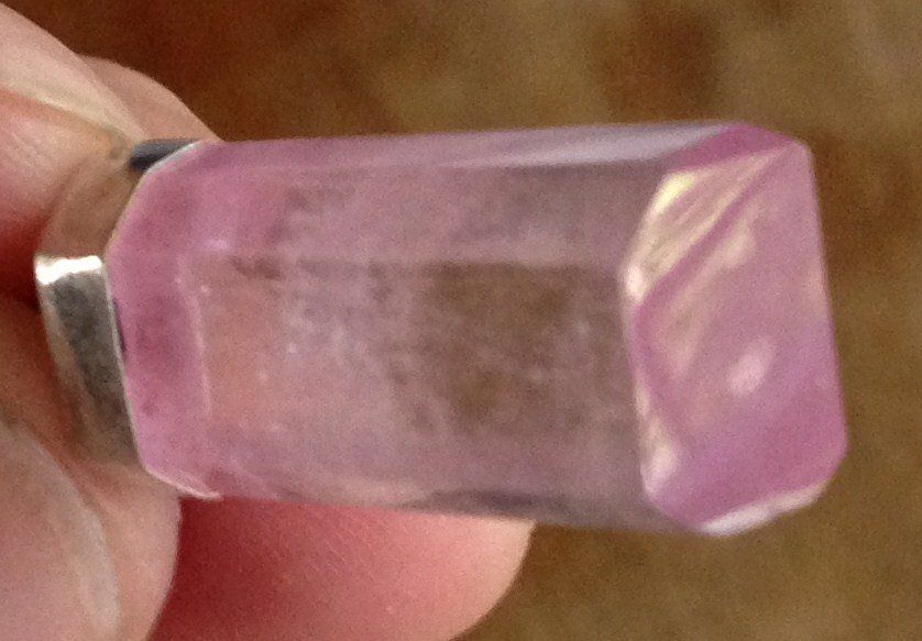 Minerali & Pietre curative: pendentif kunzite – Usato da Vevey venduto da zabounetta 5