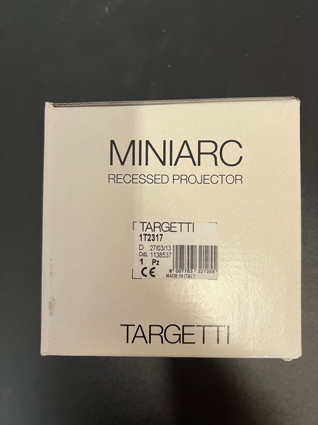 Lampade: TARGETTI MINIARC RECESSED PROJECTOR – Nuovo e nell'imballaggio originale da Mägenwil venduto da BackInWhite 3