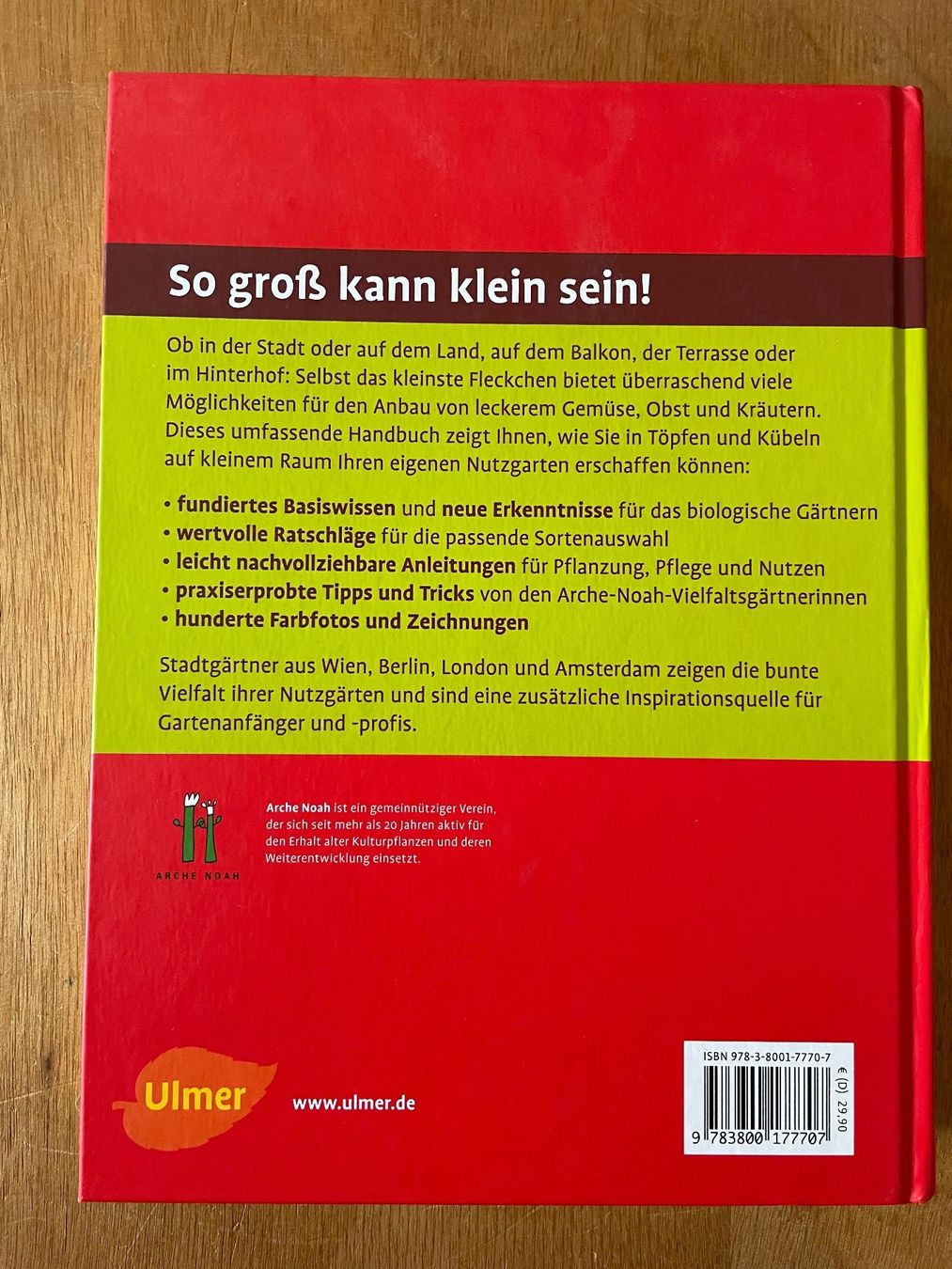 Libri: Handbuch Bio-Balkongarten – Usato da Zürich venduto da WWehrle 1