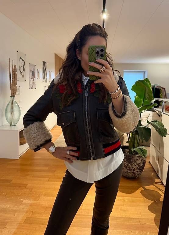 Gucci Giacche: GUCCI LEDER & SHEARLING JACKE – Nuovo (secondo la descrizione) da Schwyz venduto da bofb