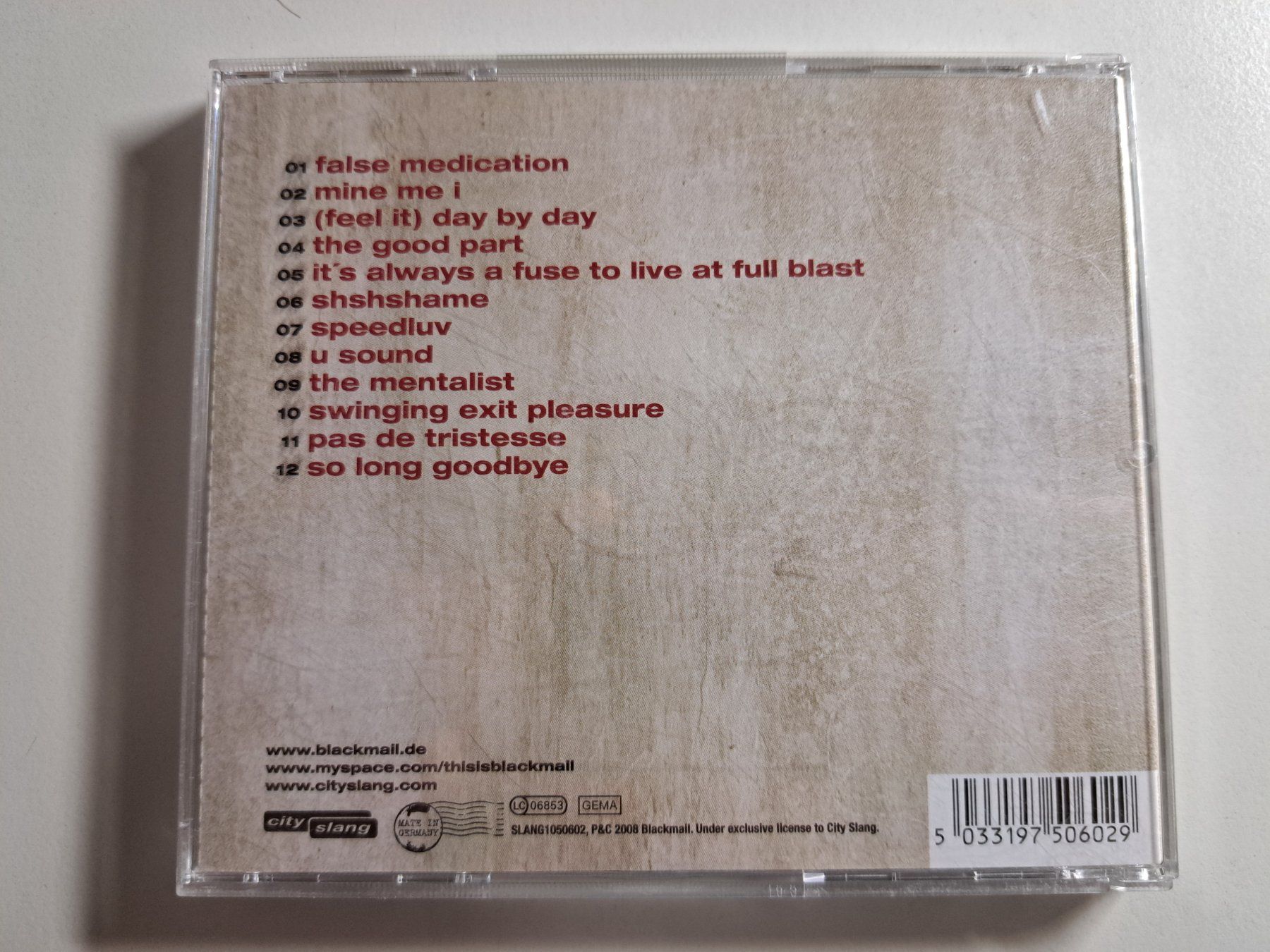 CD: BLACKMAIL - Tempo Tempo – Usato da Wichtrach venduto da LuckyLuke69 1