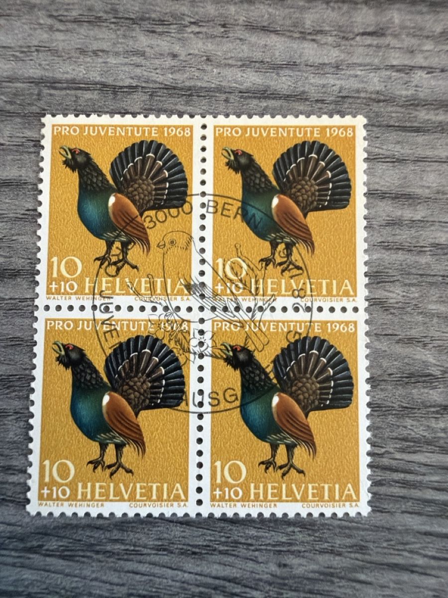 Tutti i francobolli: Briefmarken Pro Juventute 1968 4er Block 10+10 – Nuovo (secondo la descrizione) da Tafers venduto da nicole.ts