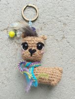 Handgemachter Schlüsselanhänger amigurumi Lama Alpaka