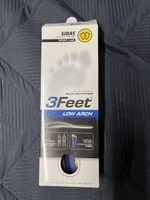 NEW Sidas 3Feet Low Arch Insoles Size S 37-38