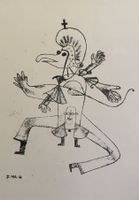 Paul Klee    "Narretei"  DRUCK