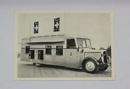 Postkarte Fahrendes Postbüro 1937