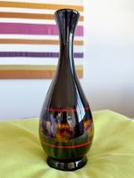 Spannende Vase aus Holz aus Thailand 1990, Höhe 25 cm