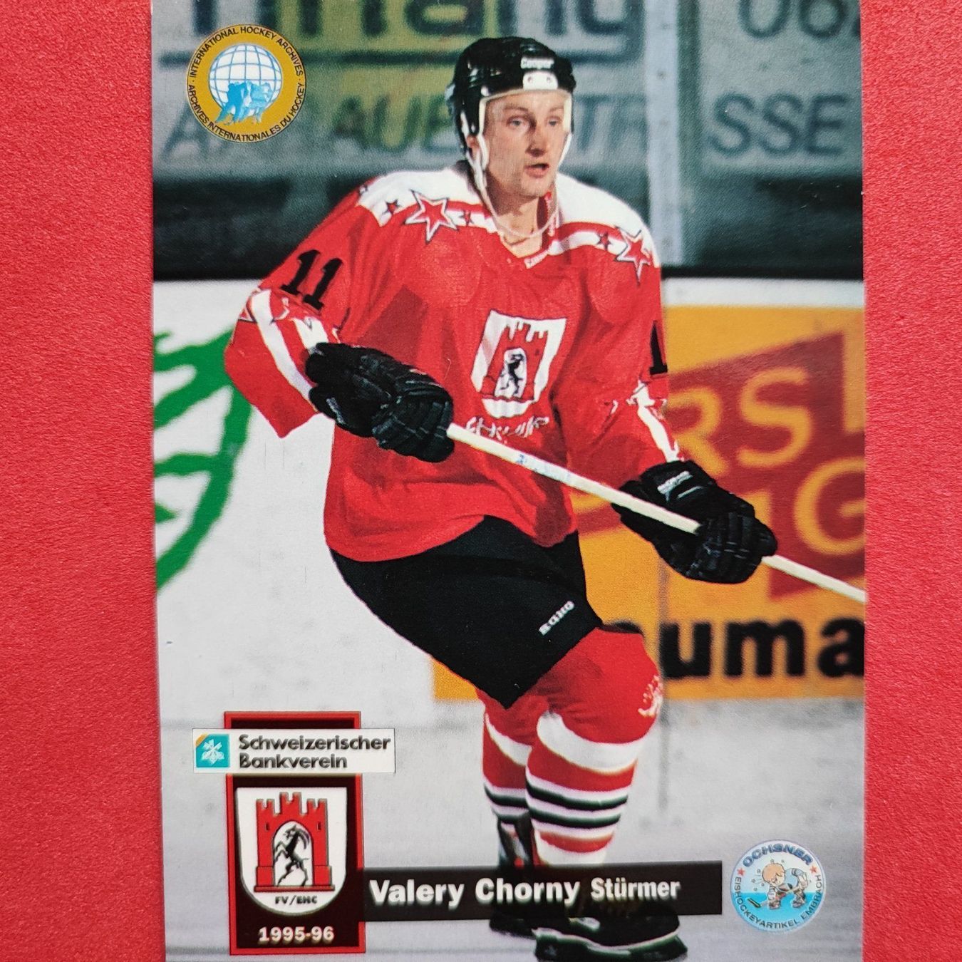 Carte collezionabili: Valery Chorny - EHC CHUR - 1995/96 – Usato da Dübendorf venduto da kb86_MOVIE