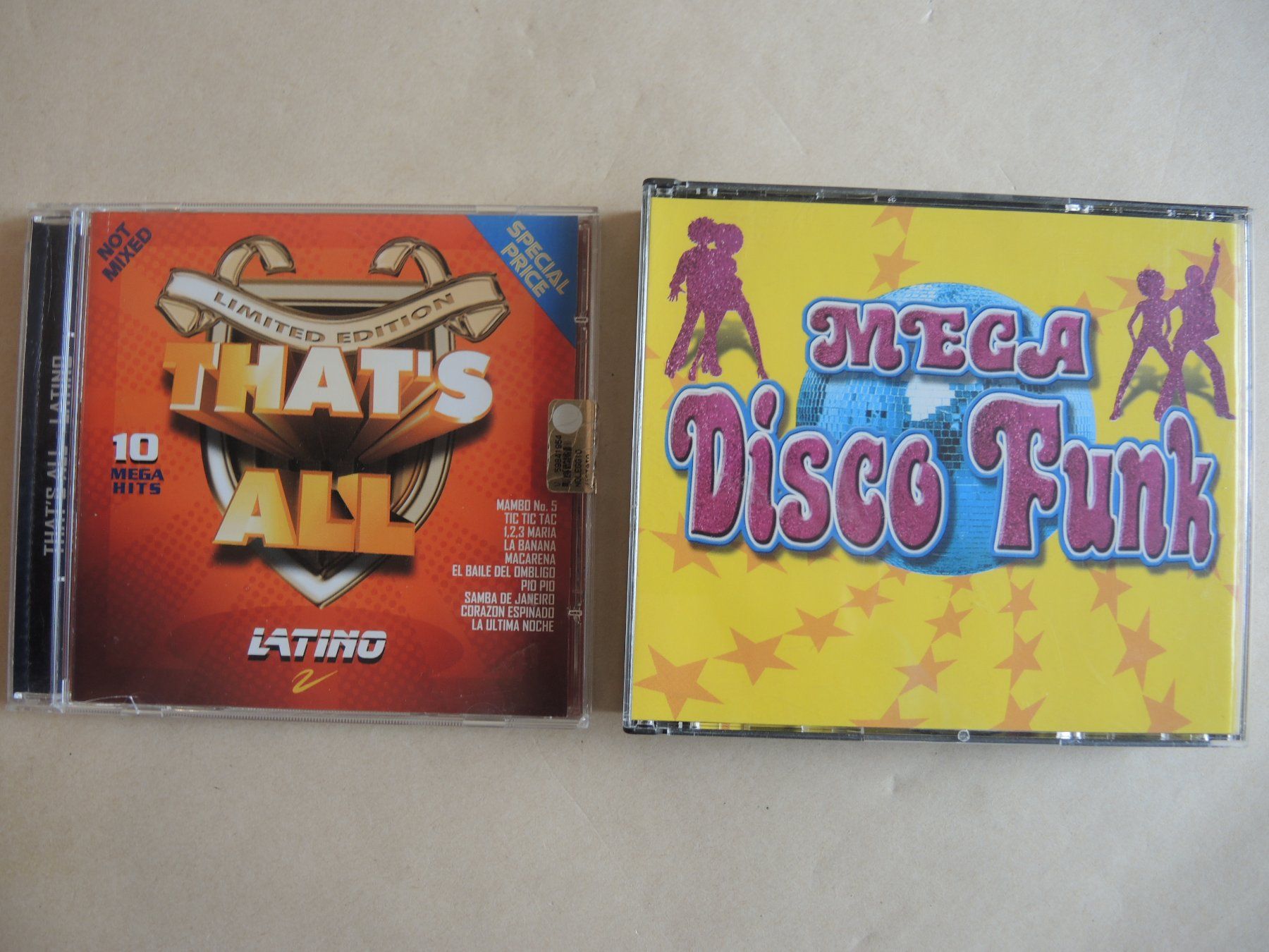 CD: Lot 5 CD Mega Disco Funk Latino – Usato da Rorschach venduto da maeck8