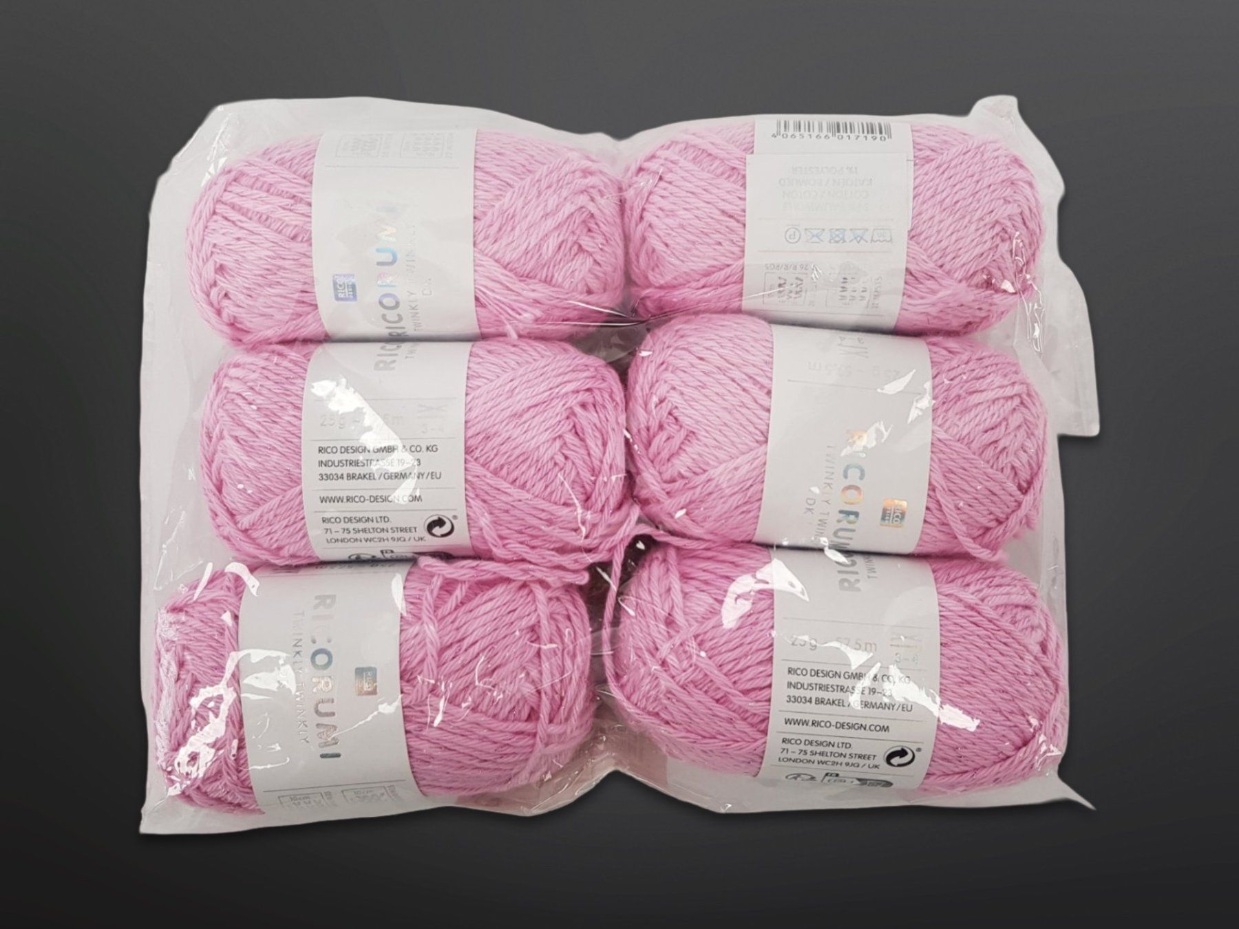 Lana: RICO DESIGN glänzendes Garn Pink 6 Stk. – Nuovo (secondo la descrizione) da Suhr venduto da Restwert_Suhr