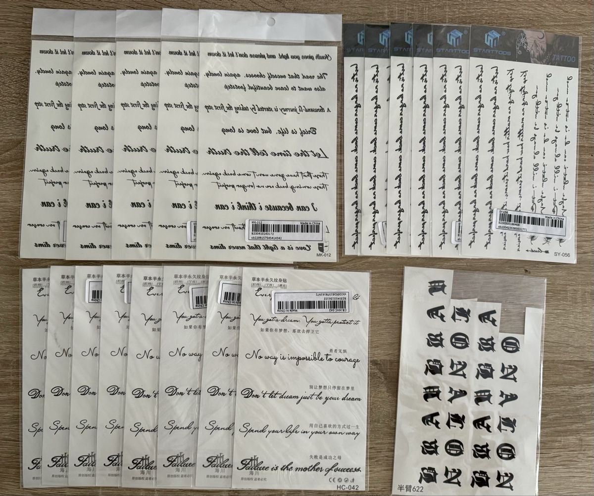 Autocollants: Tattoos – Neuf (Voir description) à Baar par elexata