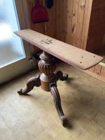 Antiker Tischfuss, Tischbein Hartholz