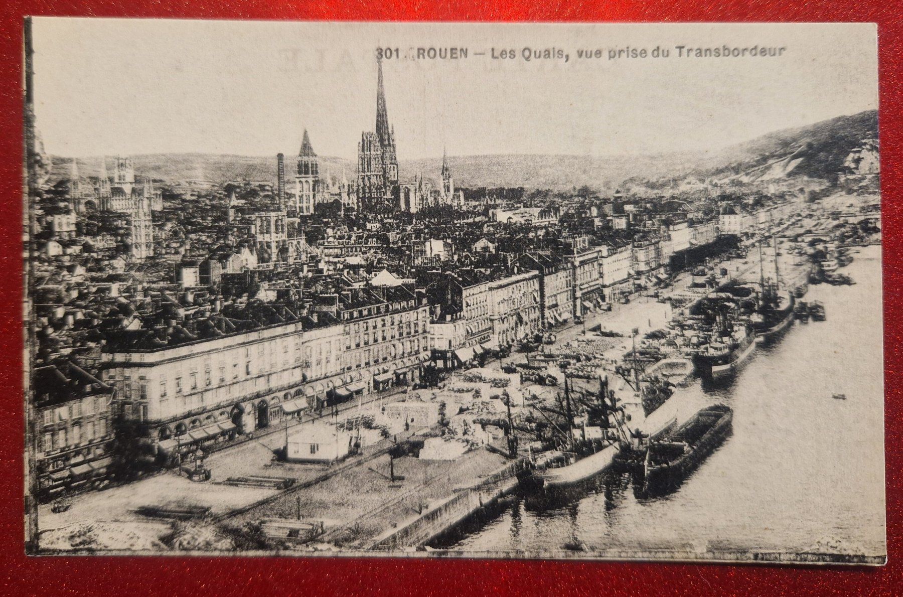 Cartoline postali: Rouen, les Quais Schiffe Frankreich, Top – Usato da Melchnau venduto da Arthurius