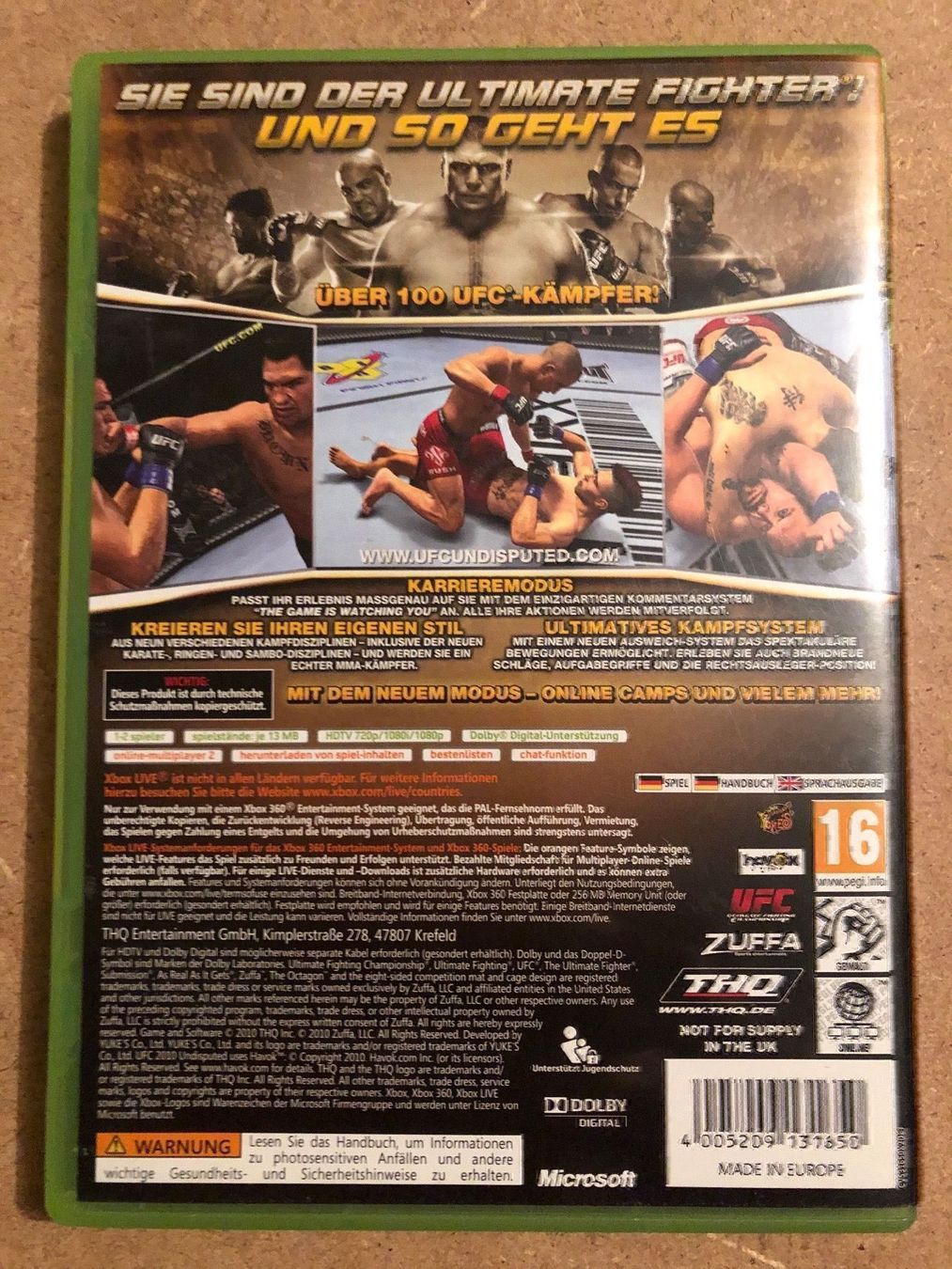 Giochi: UFC Undisputed 2010 für Xbox 360 – Usato da Kestenholz venduto da Mad18 1