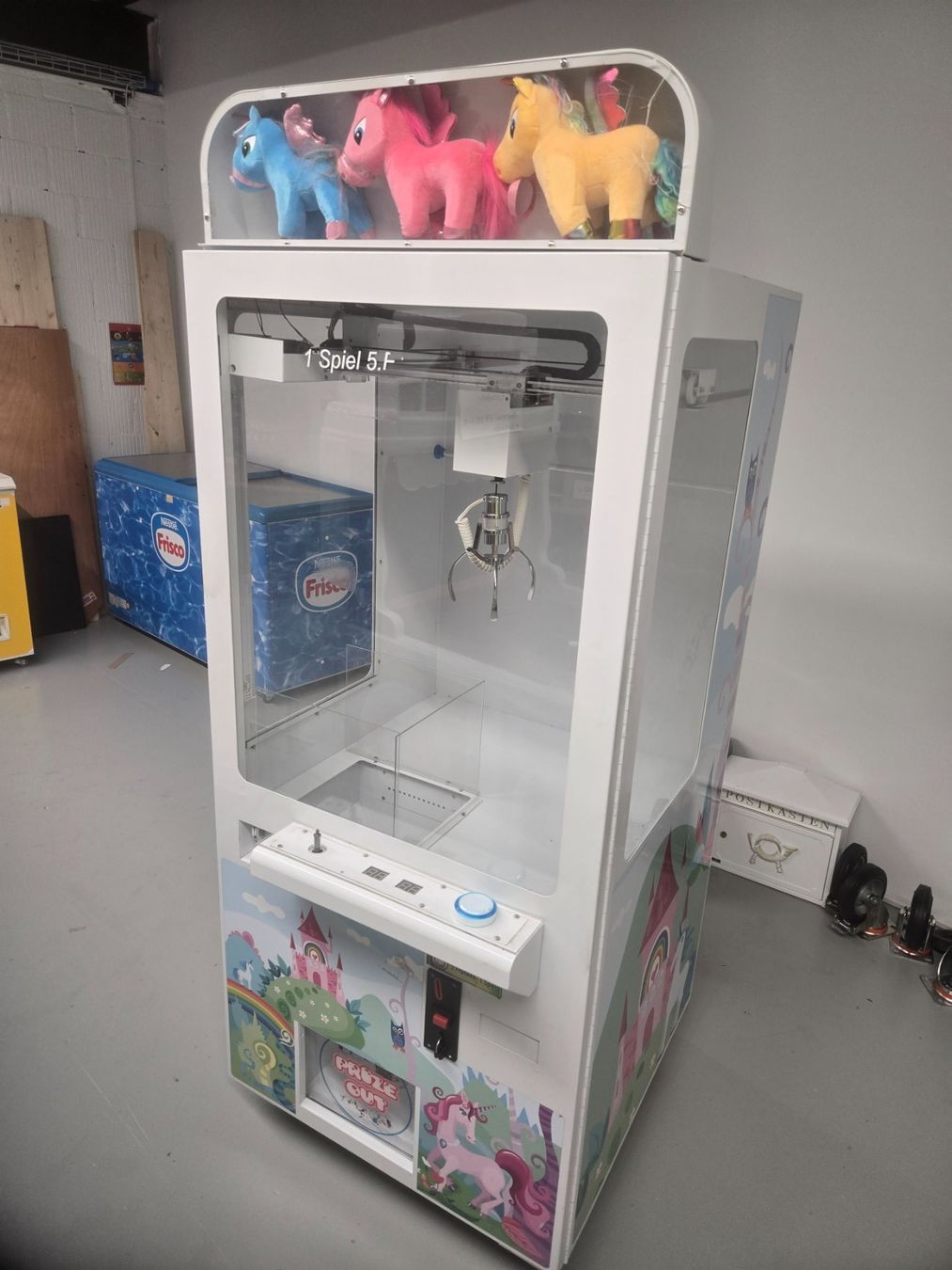 Slot Machine: Greifarm Automat Plüsch Einhorn – Difettoso da Trachslau venduto da ek40
