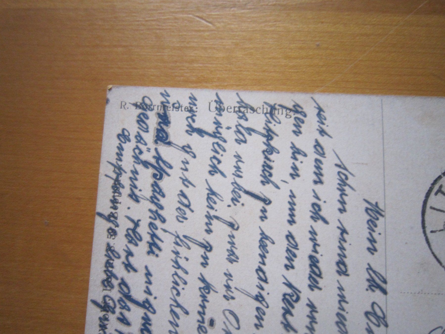 Cartoline postali: No 13 Postkarte 1922 Ueberraschung – Usato da Gordola venduto da Polentaefung 2