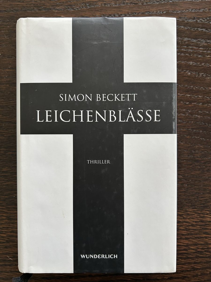 Libri: Leichenblässe von Simon Beckett – Usato da Arbon venduto da Bobbyx777