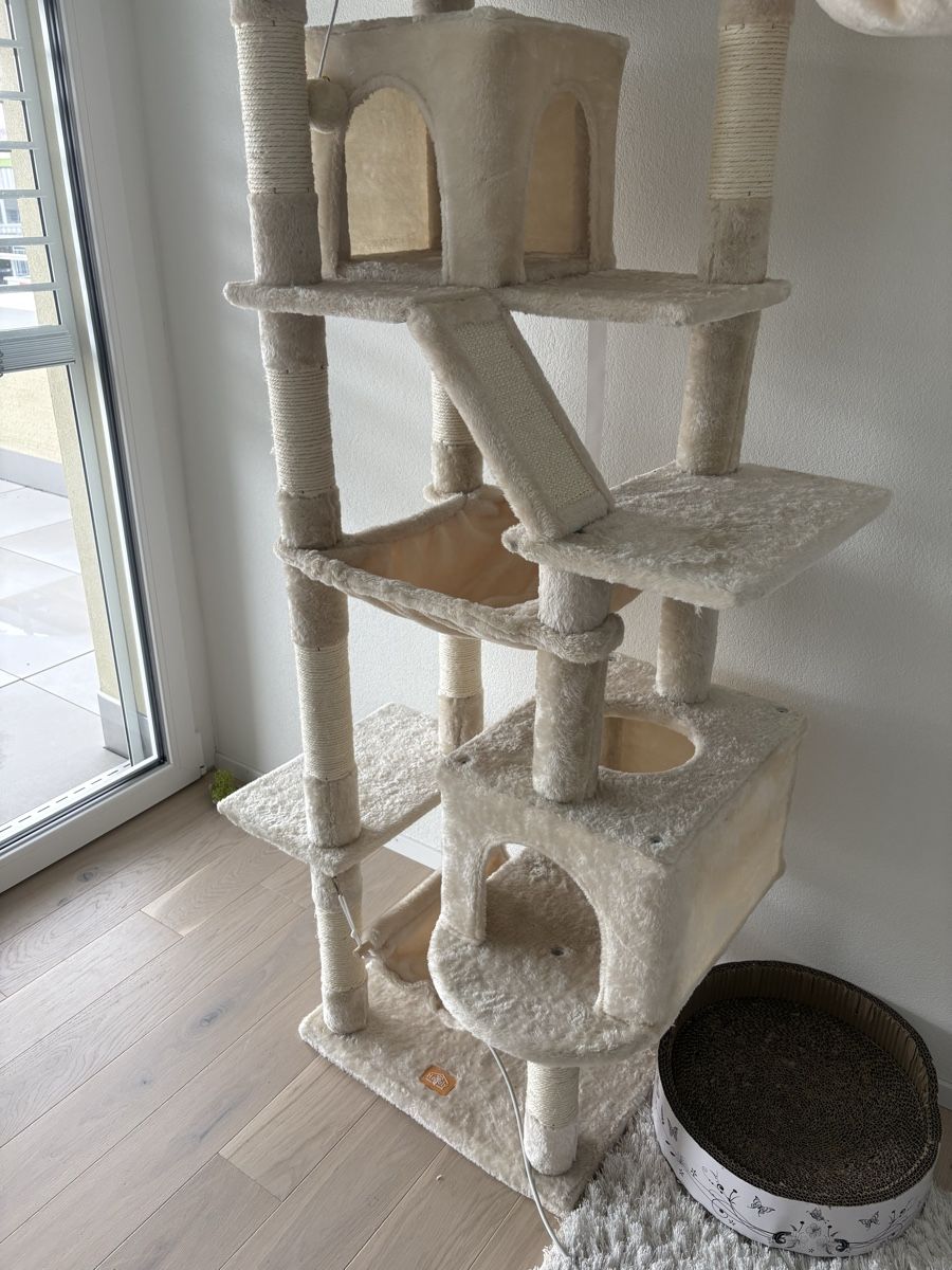 Tiragraffi: Kratzbaum Katzen 180cm beige – Nuovo (secondo la descrizione) da Lömmenschwil venduto da tmr_xx 1