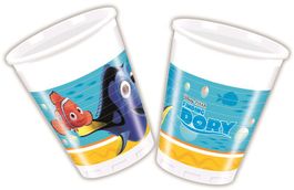 Nemo + Dory / Plastikbecher 0.2l / 8Stk.