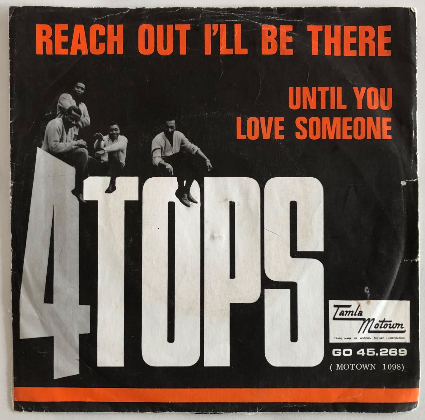 Dischi in vinile: 4 TOPS - REACH OUT I'LL BE THERE – Usato da Poliez-Pittet venduto da Newtown-Records