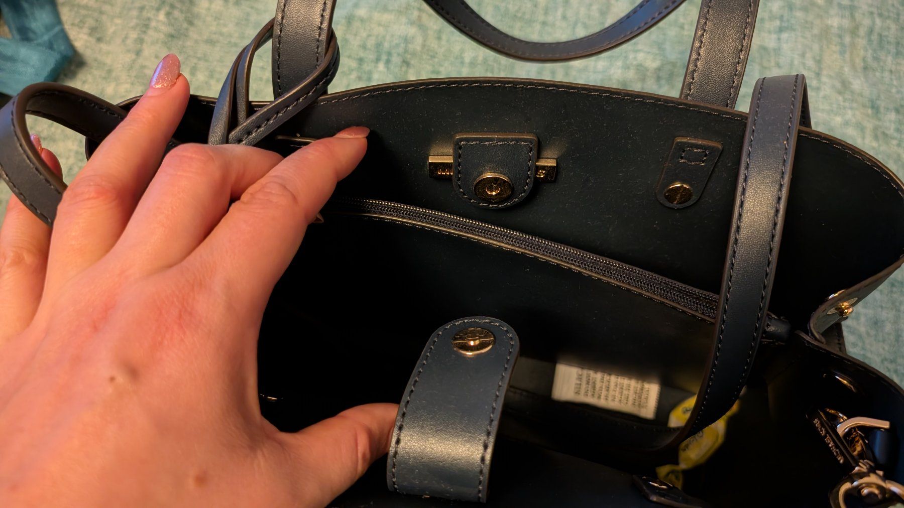 Michael Kors Borse da donna: Michael Kors Handtasche, blau-grau, neu – Nuovo e nell'imballaggio originale da Winkel venduto da AlinaAru 3