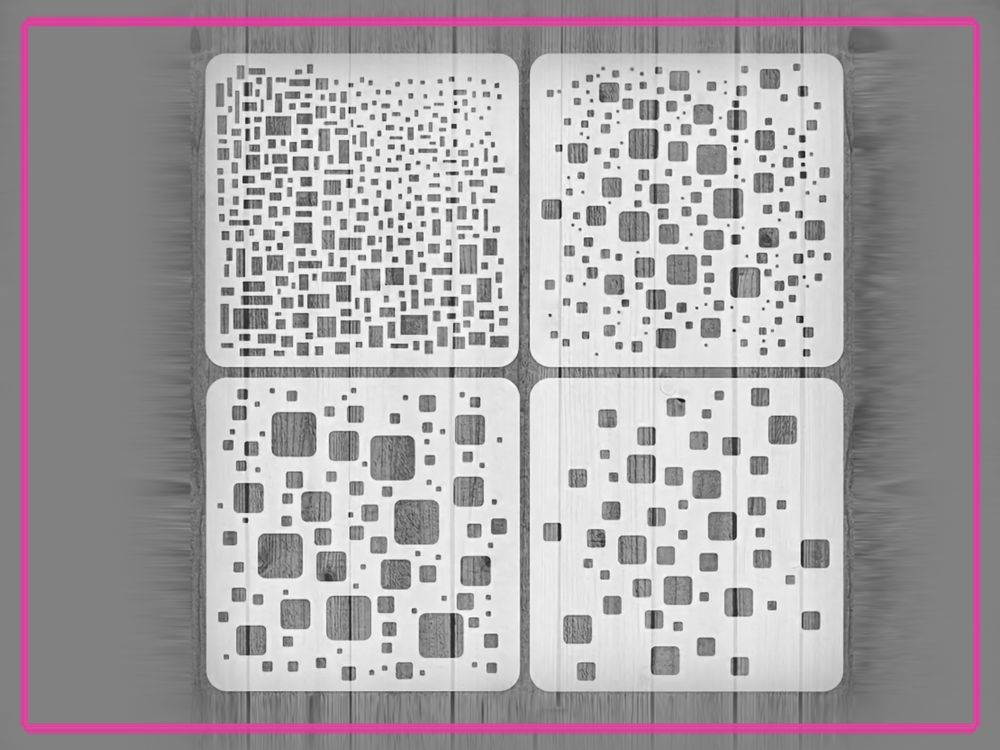 6 Wikinger Malschablonen Mit Pinsel - Nordische Runen Schablonen Für Wände, Holz & Stoff