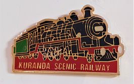 O272Brosche Kuranda Scenic Railway Queensland Rail Australia