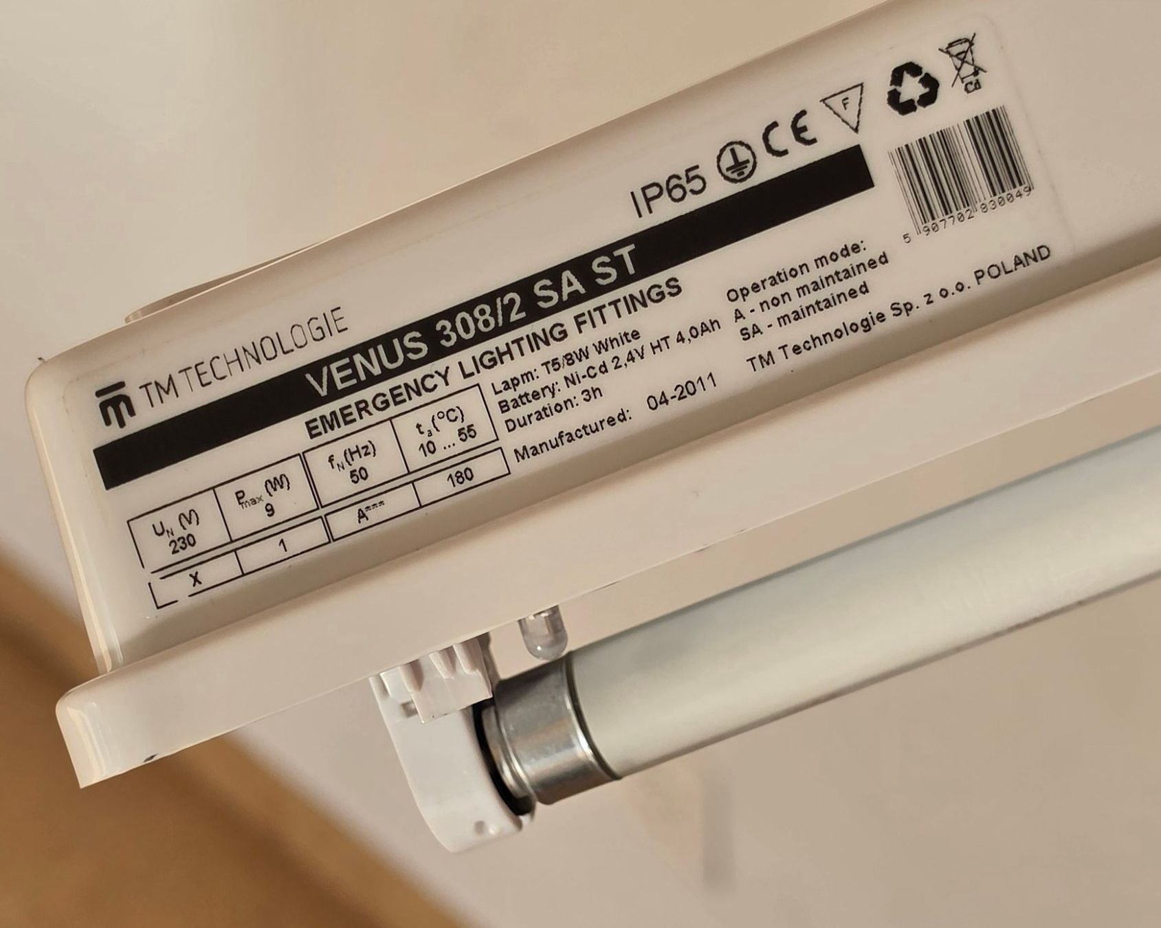 Lampade: VENUS 308/2 SA ST Notbeleuchtung – Nuovo (secondo la descrizione) da Unterseen venduto da Panini56 4