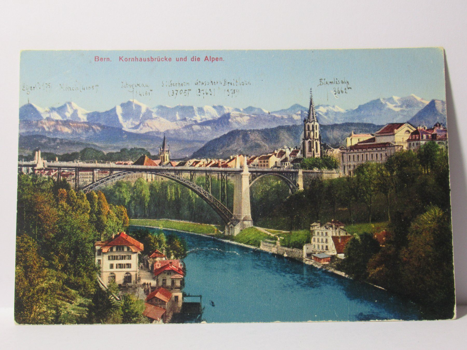 Cartoline postali: Bern , Kornhausbrücke und die Alpen – Nuovo (secondo la descrizione) da Grenchen venduto da Bluemchen1900