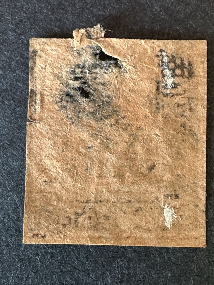 Alle Briefmarken: Italien - 1859 Romagna 4 Baiocchi o - Defekt – Gebraucht aus Schmitten / FR von Samsara169 1