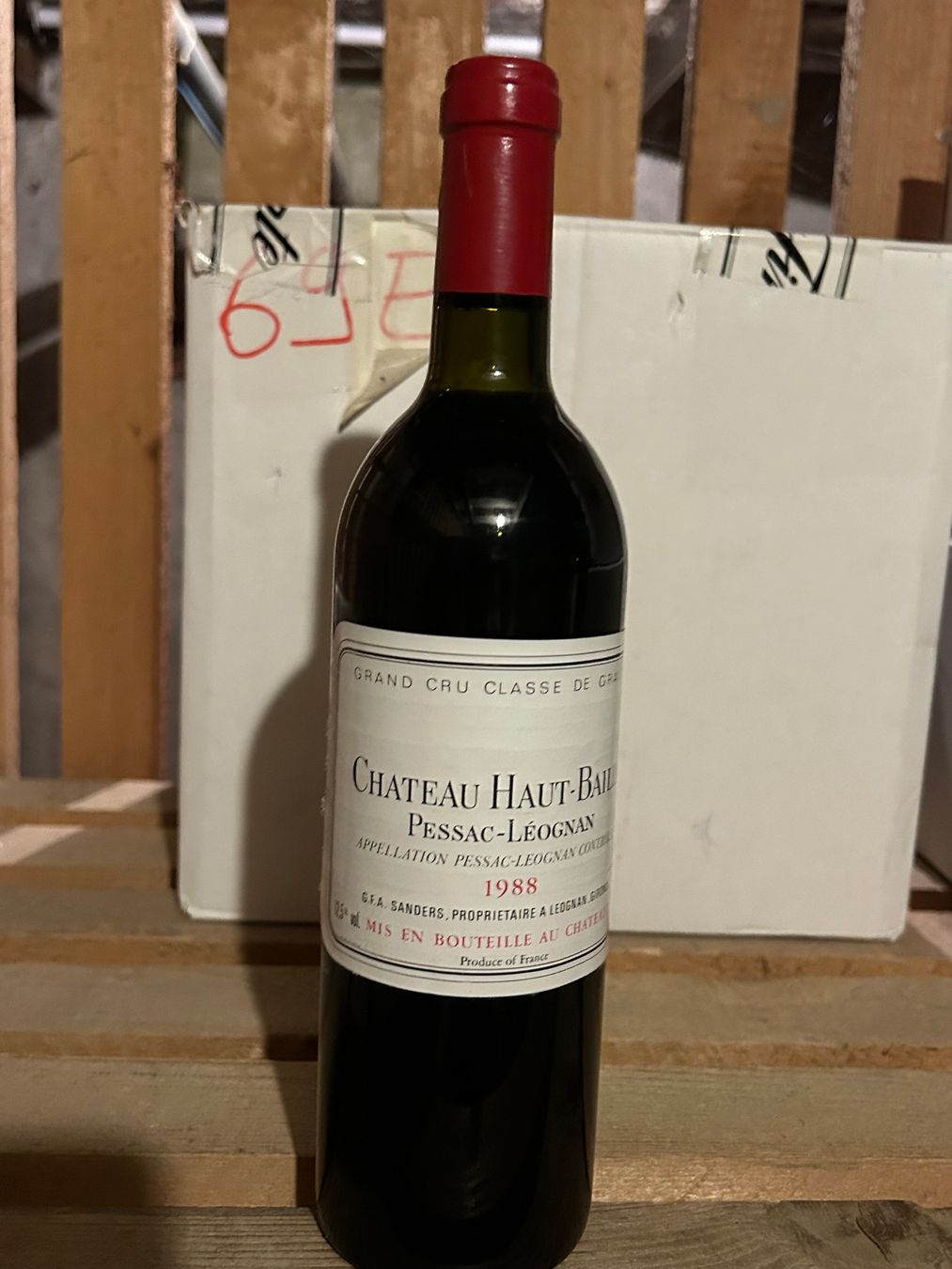 Vino: CHÂTEAU HAUT-BAILLY 1988 Pessac-Léognan – Nuovo (secondo la descrizione) da Roche VD venduto da avediscipule