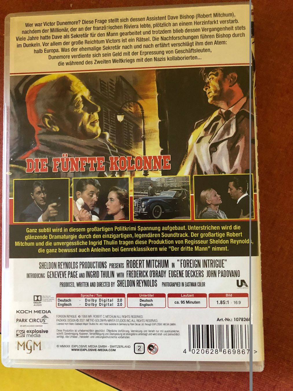 Tutti i DVDs: DIE FÜNFTE KOLONNE, mit Robert Mitchum – Usato da La Chaux-de-Fonds venduto da HarryLime 1