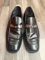 Mocassins Versace classiques en cuir noir - Taille 42.1/2
