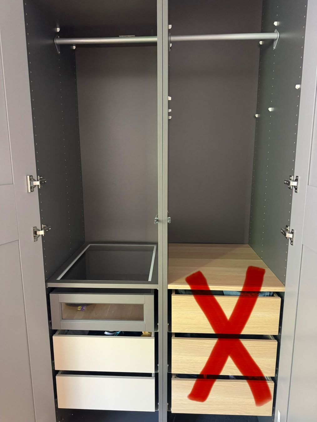 Armadi: Ikea Pax Kleiderschrank 100x 236cm – Usato da Oftringen venduto da Makeq 2