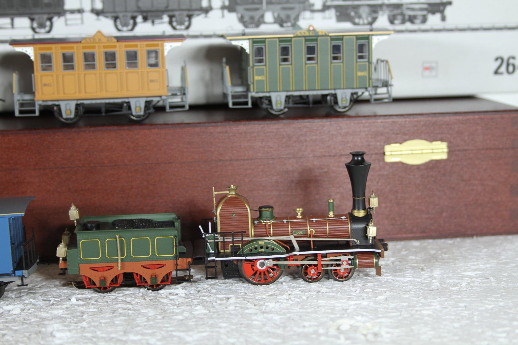 Märklin Modellini di ferrovie: Märklin 26472 SNB Spanisch Brötli Bahn mfx – Usato da Triesen venduto da gleis8 2