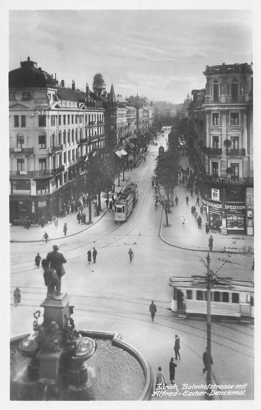 Cartoline postali: Zurich tram Straßenbahn – Usato da Biasca venduto da Blenio71