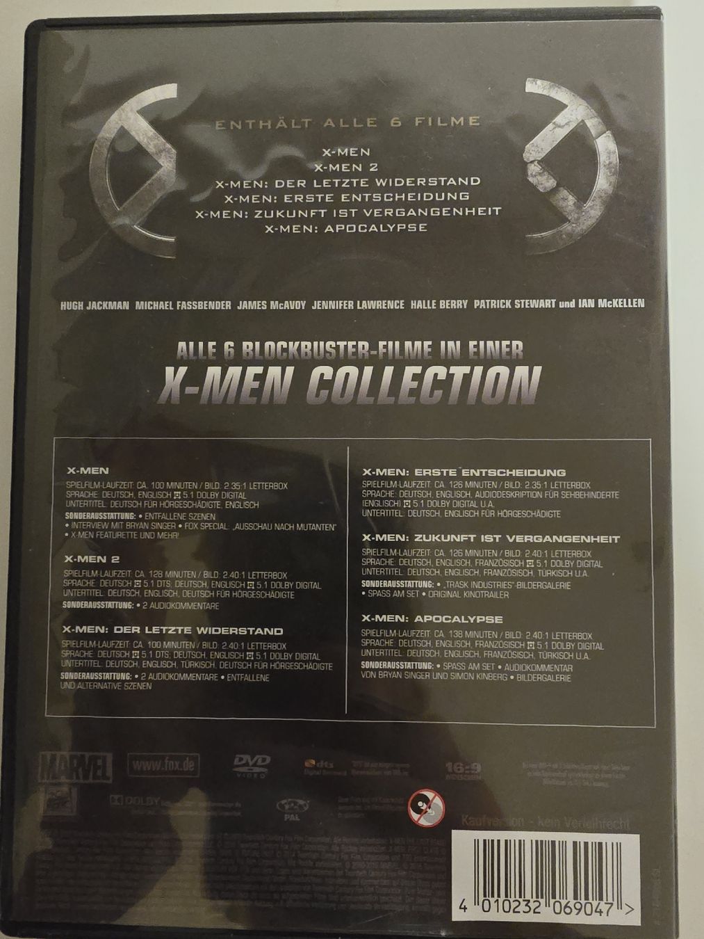 Tutti i DVDs: DVD - X-Men Collection 6 Filme – Usato da Regensdorf venduto da isatoby9591 1