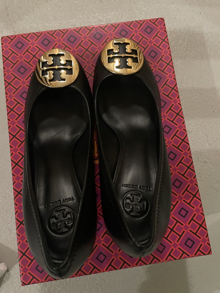 Tory Burch Damenschuhe: Tory Burch Wedges Black Leather US 6 – Neu (gemäss Beschreibung) aus Münsingen von Simged 3