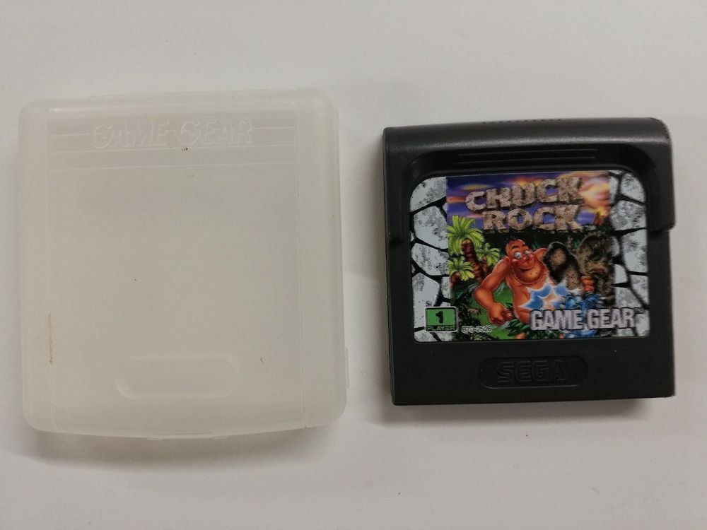 Jeu Chuck Rock Sur Sega Game Gear - Cartouche Seule En Très Bon état