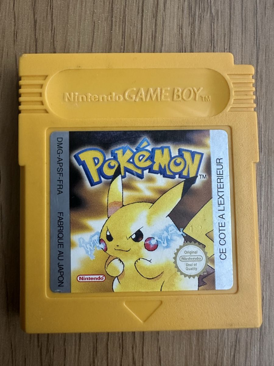 Pokémon Giochi: Jeu Game Boy Pokemon Version Jaune cartouche originale – Usato da lausanne venduto da Blera1987