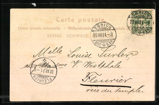Cartoline postali: AK Winterthur, Technikum, 1901 – Usato da Berlin venduto da bartko-reher 1