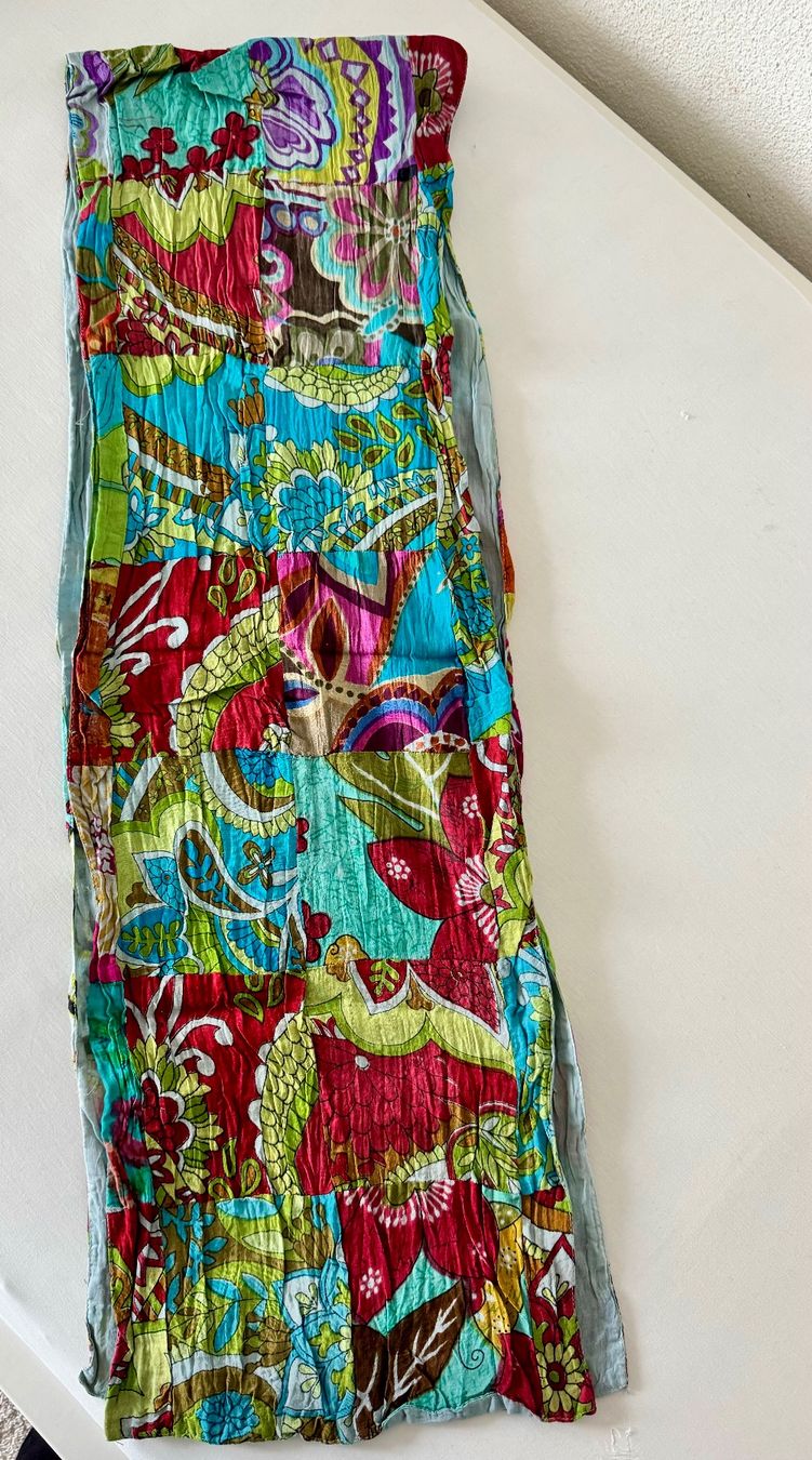 Foulard & Sciarpe: INDISCHER PATCHWORK SCHAL - EINZELSTÜCK – Nuovo e nell'imballaggio originale da Honau venduto da sainj 1